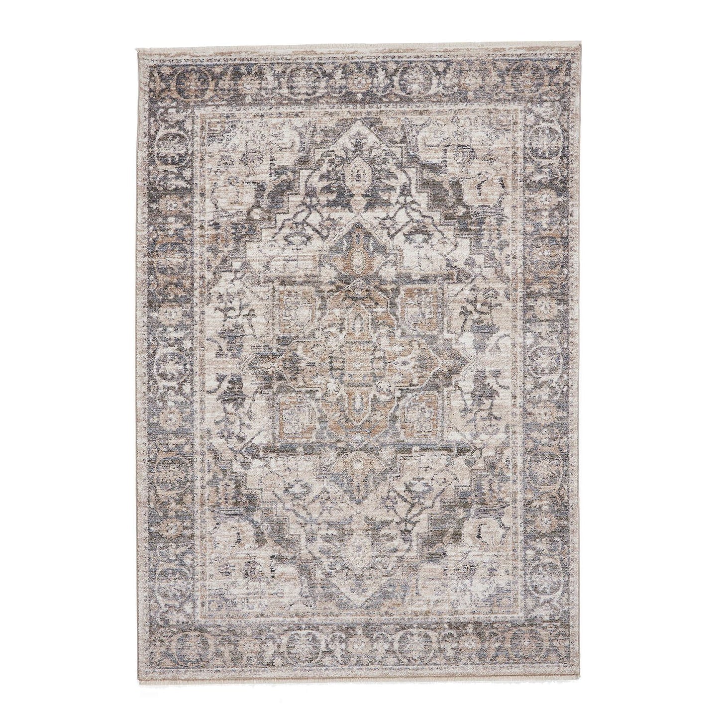 Vintage 35018 Green Traditional Rug