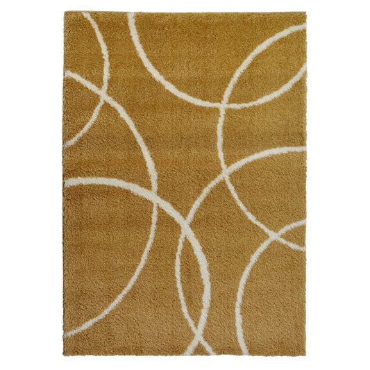 Snug Yellow Bubbles Rug