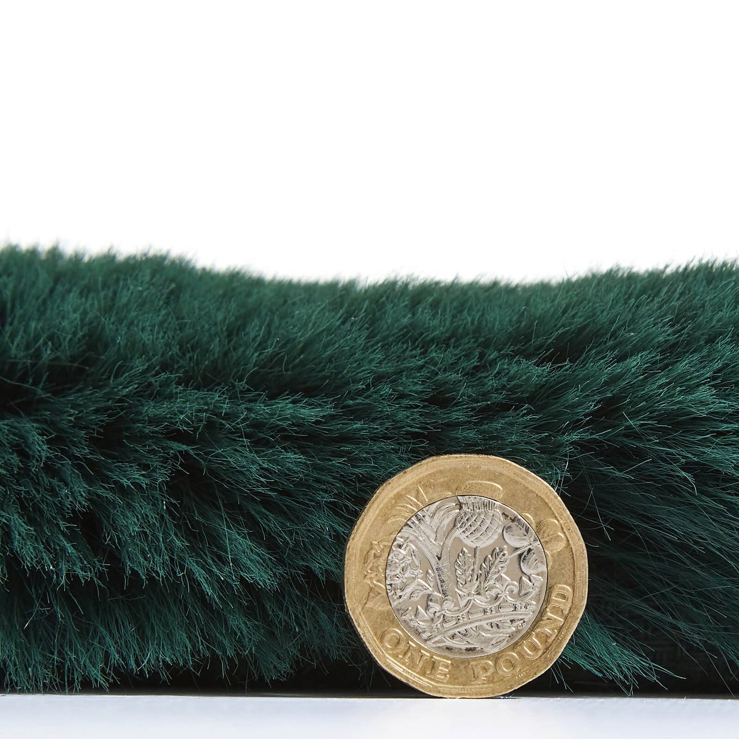 Super Teddy Jewel Green Shaggy Rug