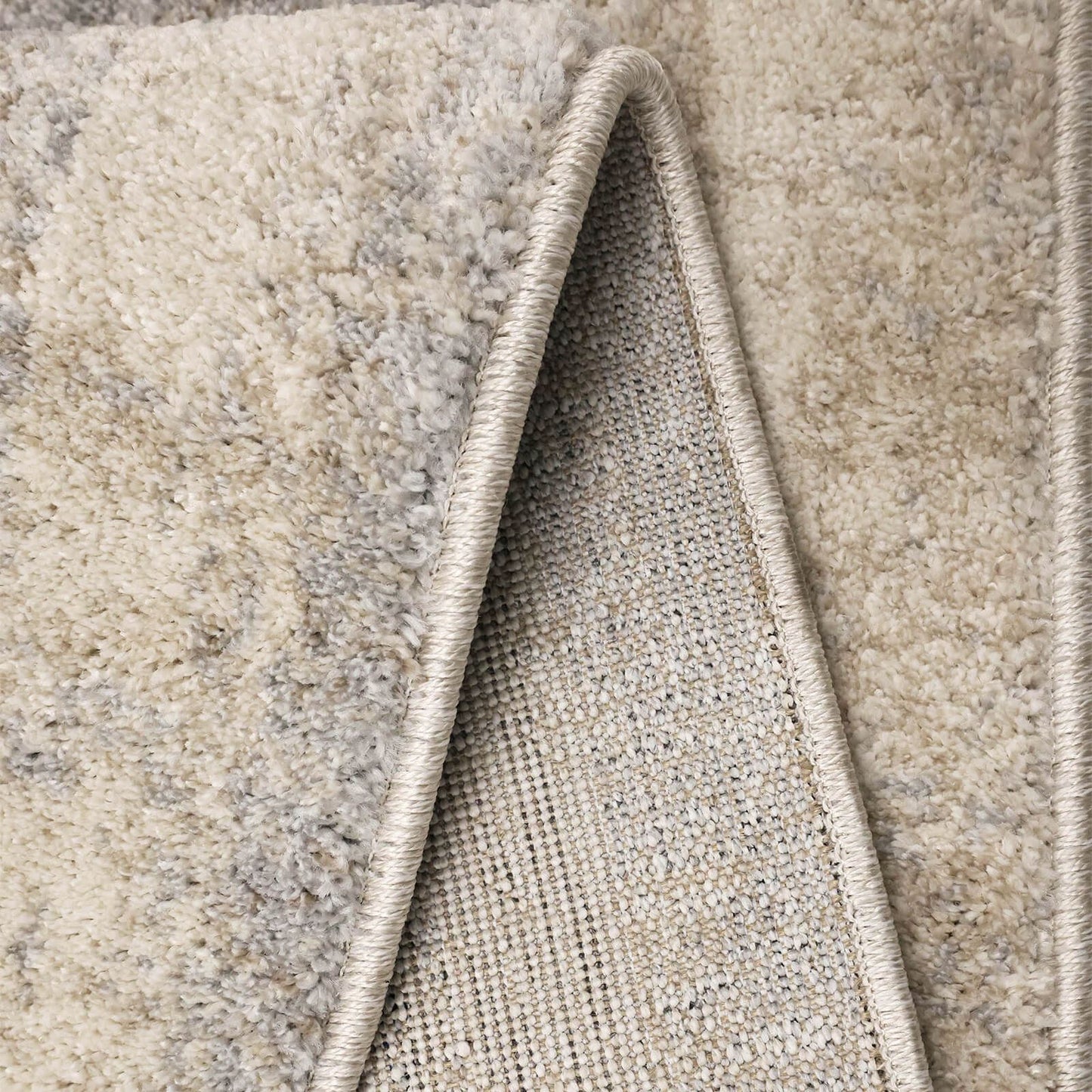 Freya Border Grey Semi Plain Rug