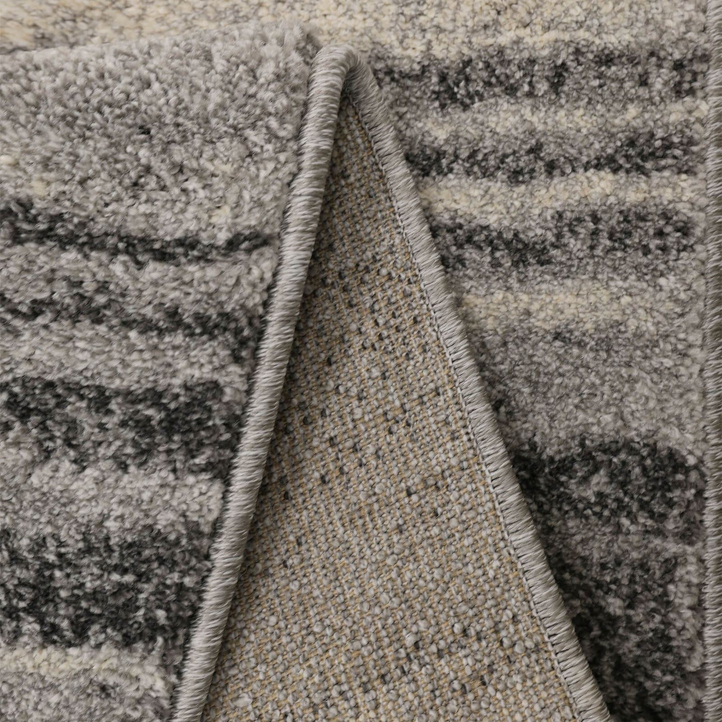 Freya Abstract Grey Rug