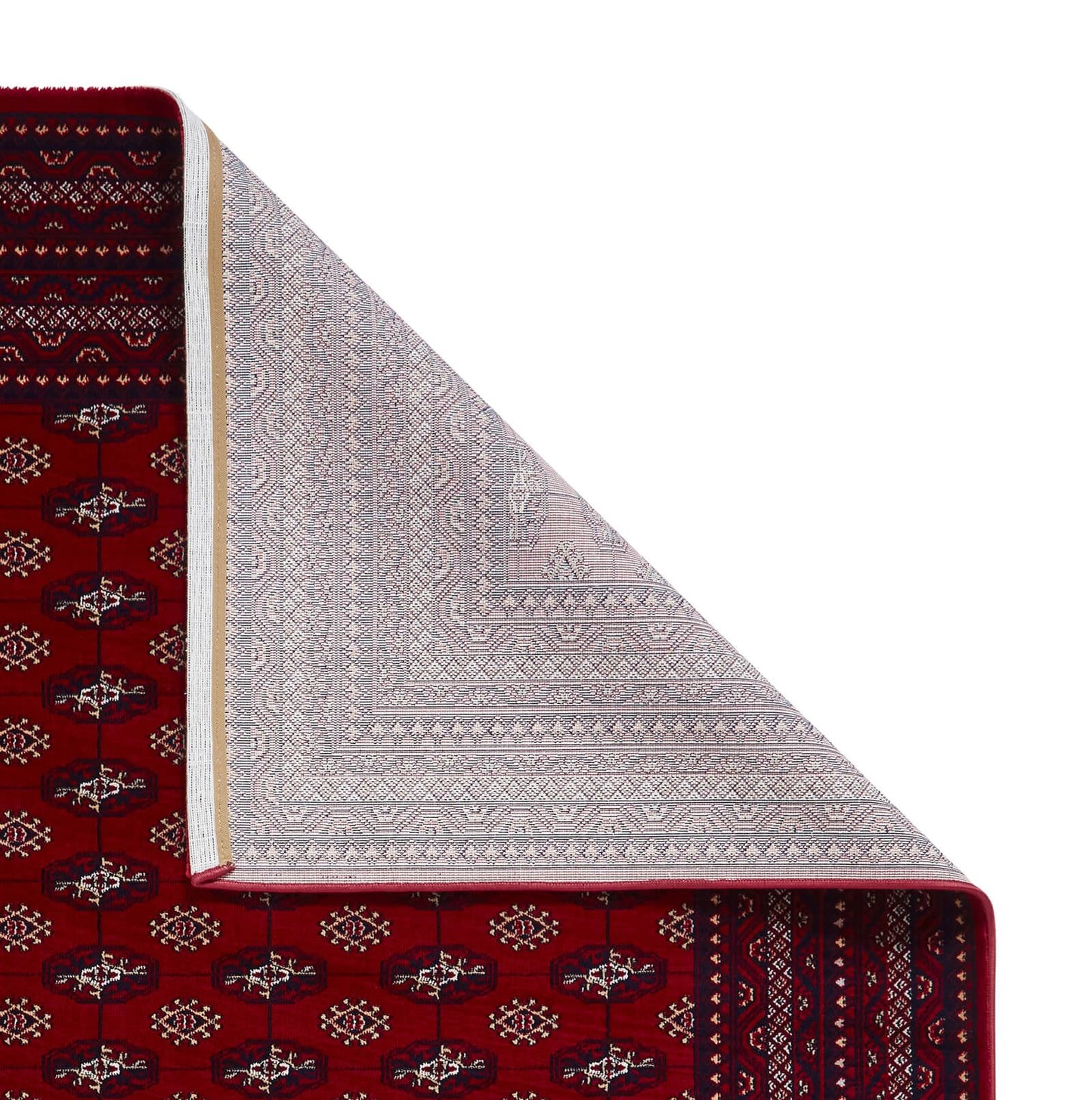 Dubai 62096 Red Traditional Rug