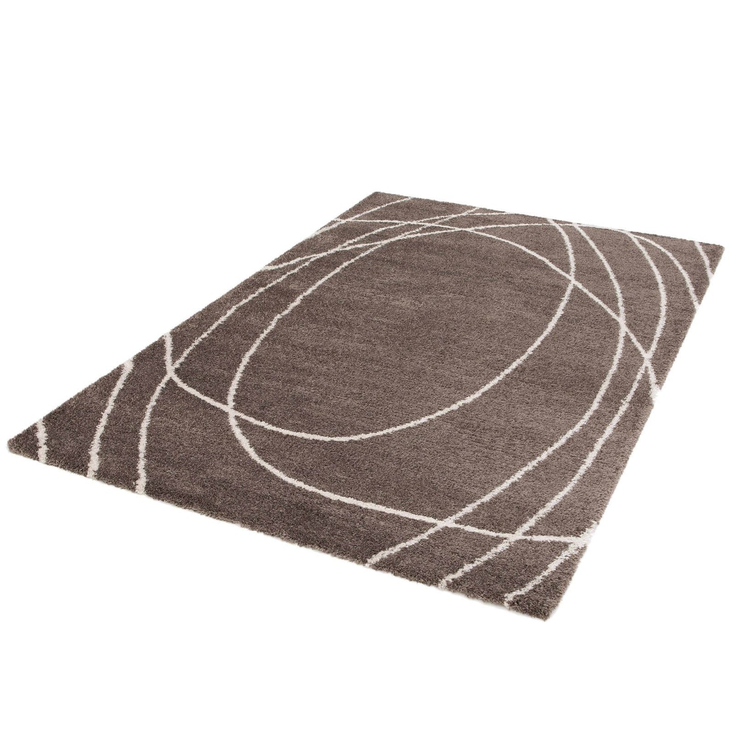 Halo Squiggle Taupe Swirl Rug