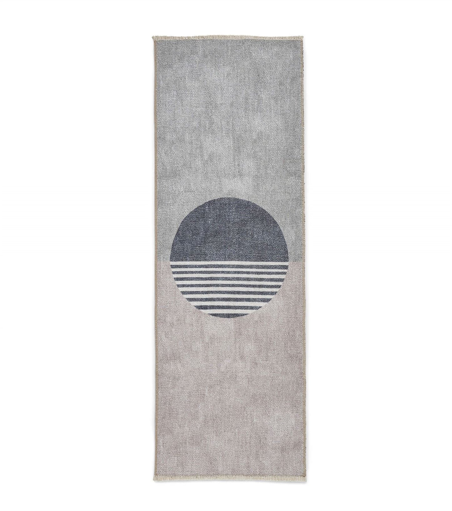 Whisper H1067 Beige/Green Modern Washable Rug