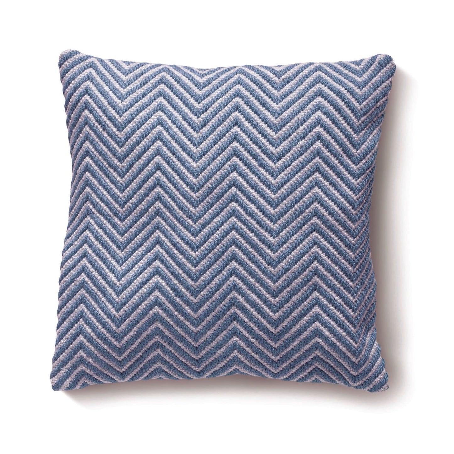 Hug Rug Woven Herringbone Cushion Denim Blue 45X45 Rug