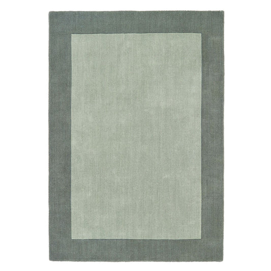 Borders Sage Green Plain Rugs