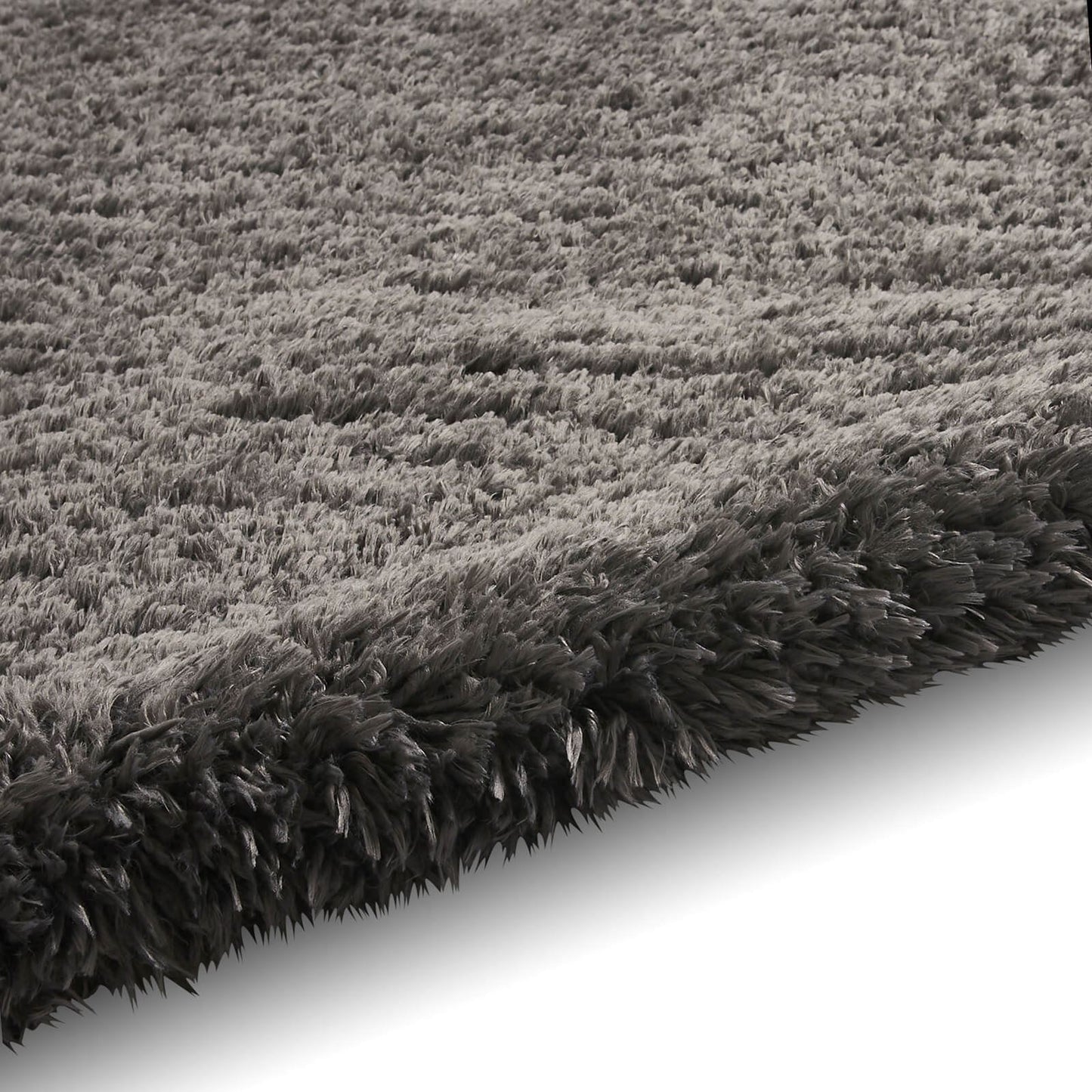 Solace 0961 Charcoal Shaggy Rug