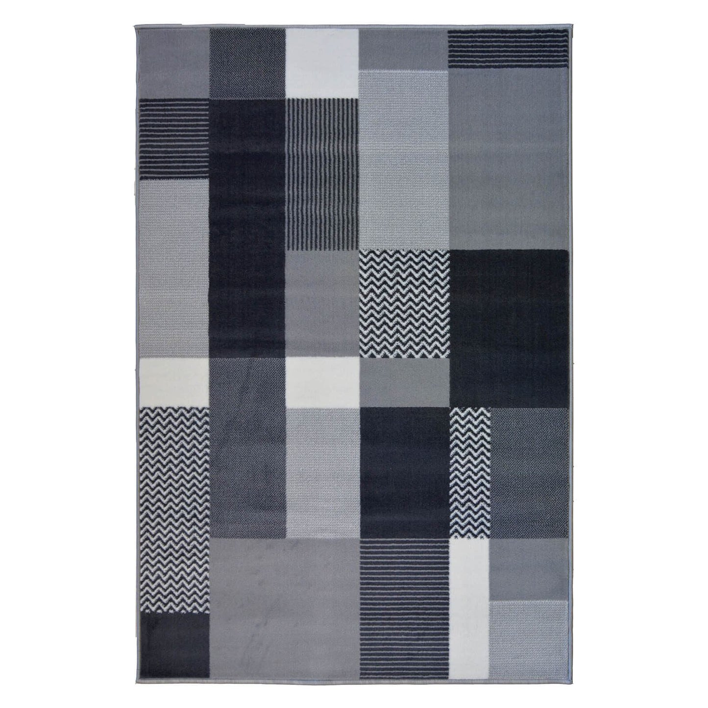 Maestro Montreal Grey Blocks Rug
