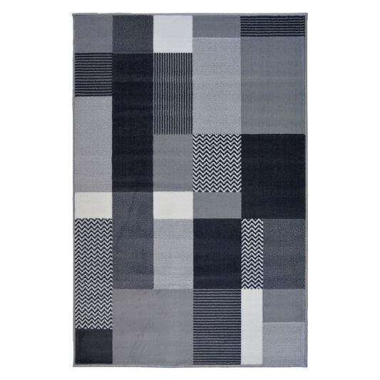 Maestro Montreal Grey Blocks Rug