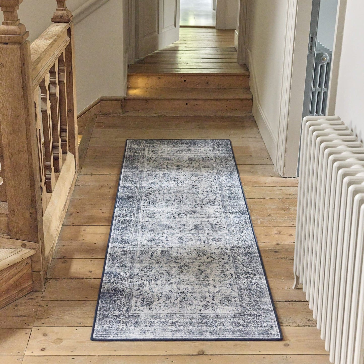 Hug Rug Eco-Washable Vintage Imperial Grey Rug