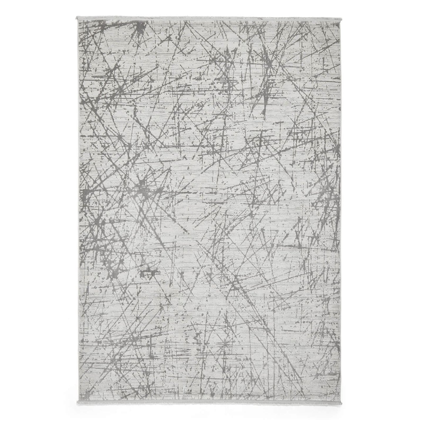 Mirage MR80 Grey Modern Abstract Rug - 200 x 290cm (6ft 6" x 9ft 6")