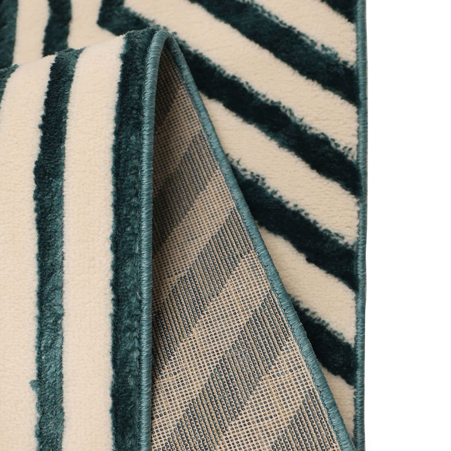 Zoe Illusion Blue Abstract Rug