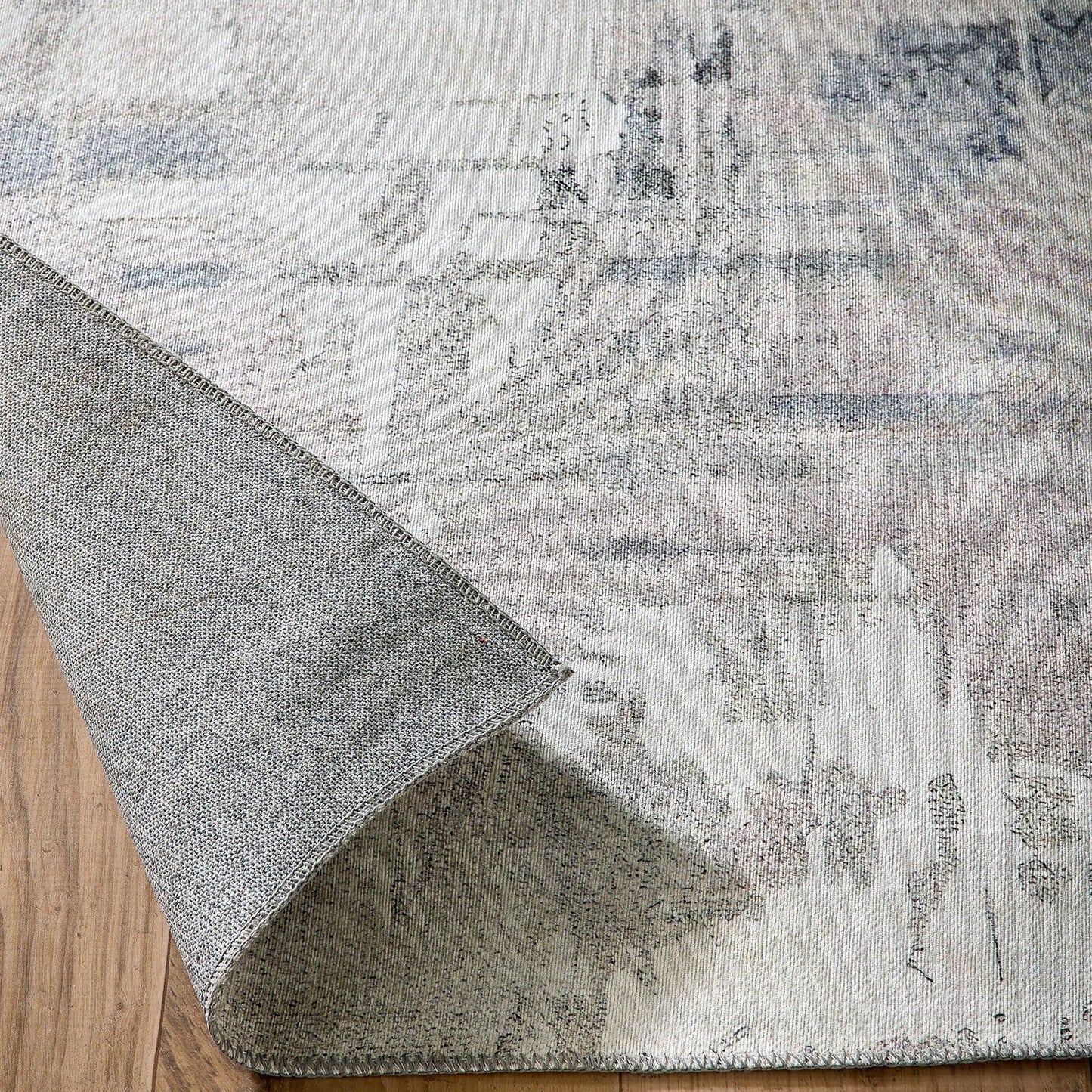 Origins Washable Arctic Scrape Glacier Rug