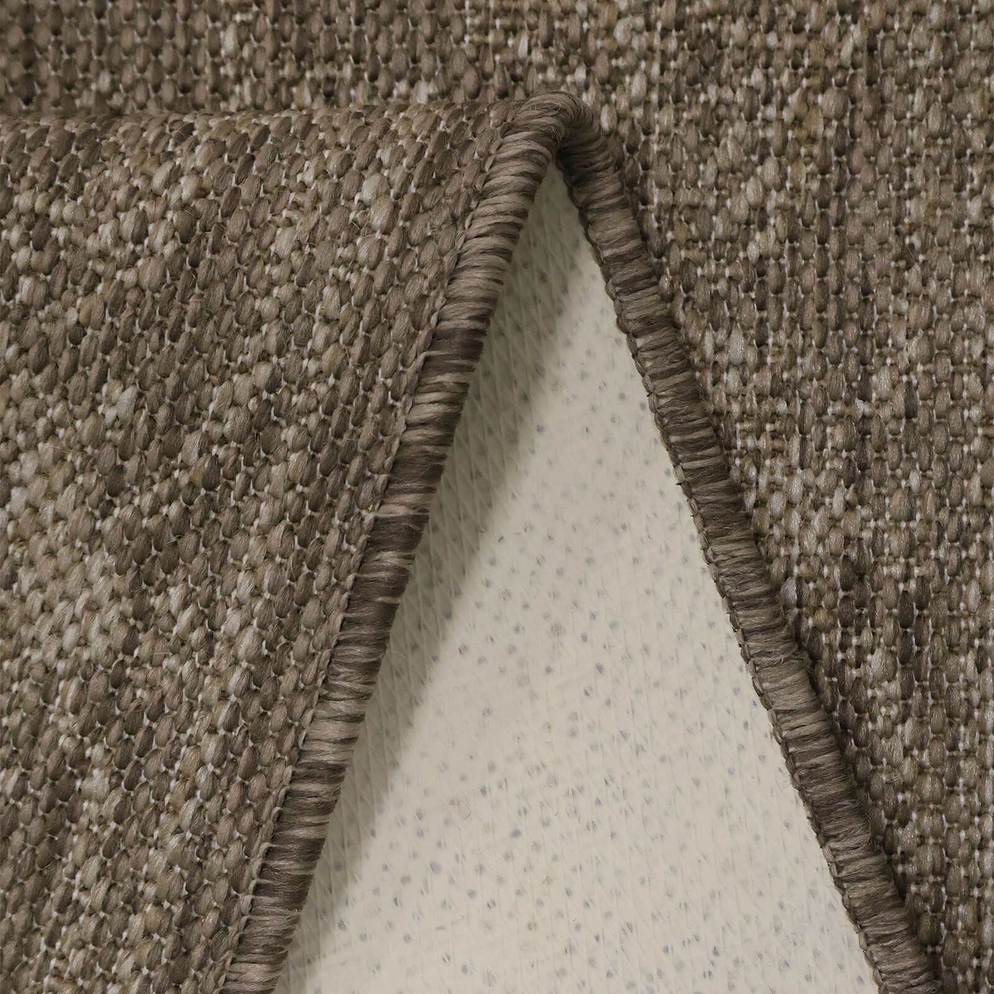 Flatweave Gel Medallion Latte Rug