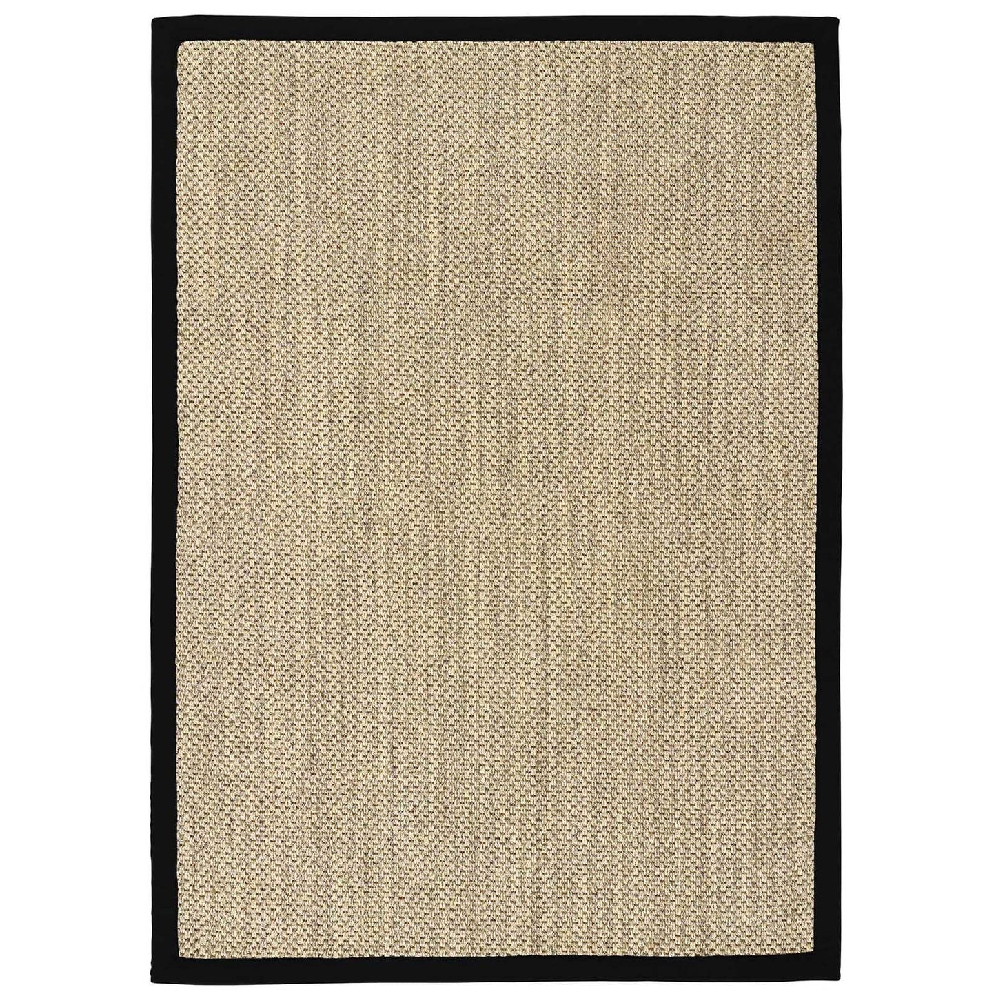 Origins Sisal Light Beige with Black Border