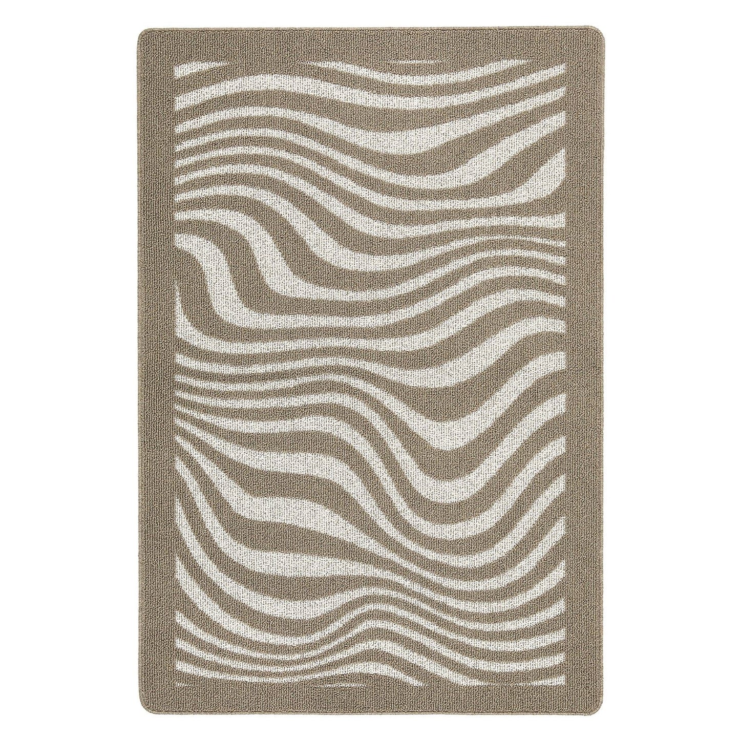 My Mat Sculptured Patterned Waves Rug