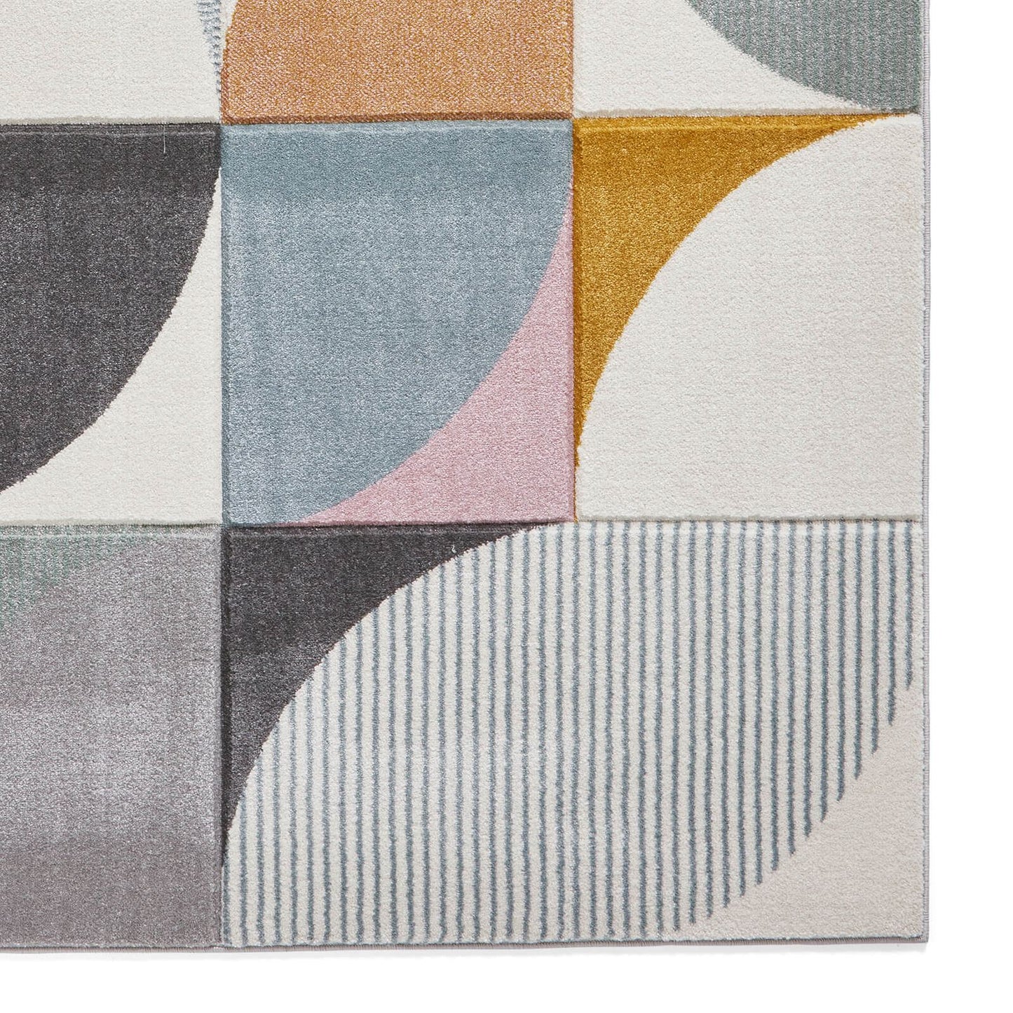 Matrix FE663 Multi / Grey Modern Rug