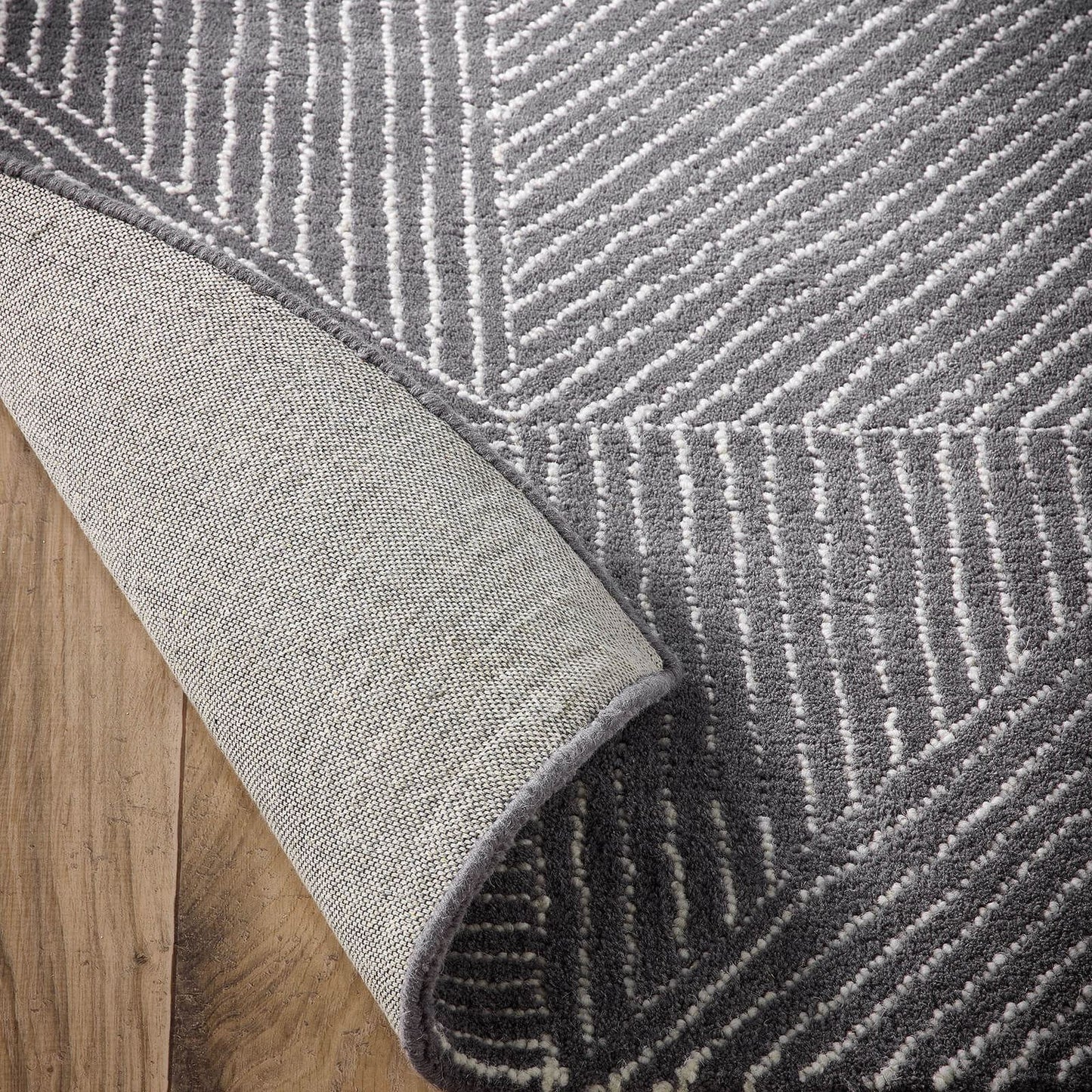 Origins Geometric Charcoal Rug
