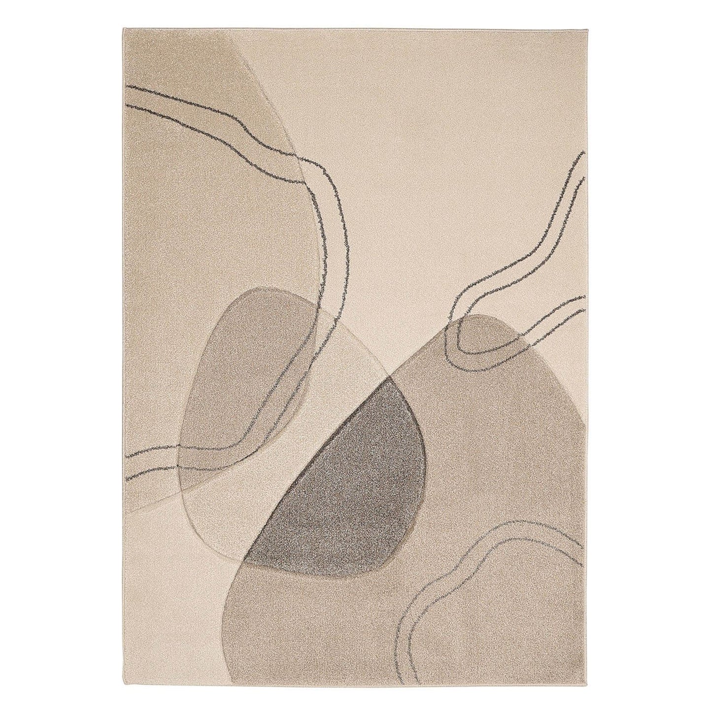 Newport Abstract Natural Rug