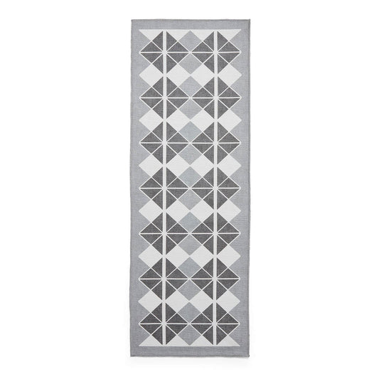Victoria H1184 Grey/Dark Grey Washable Rug