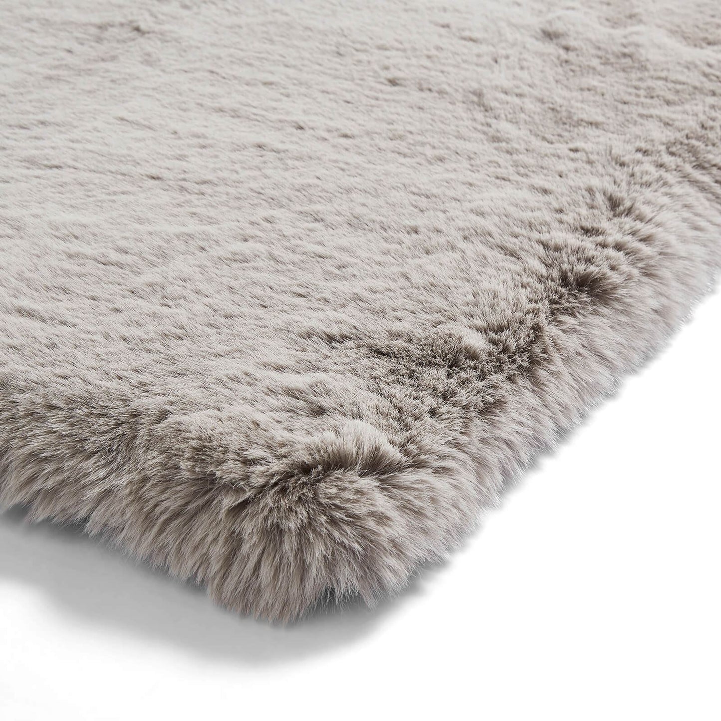 Super Teddy Silver Shaggy Rug