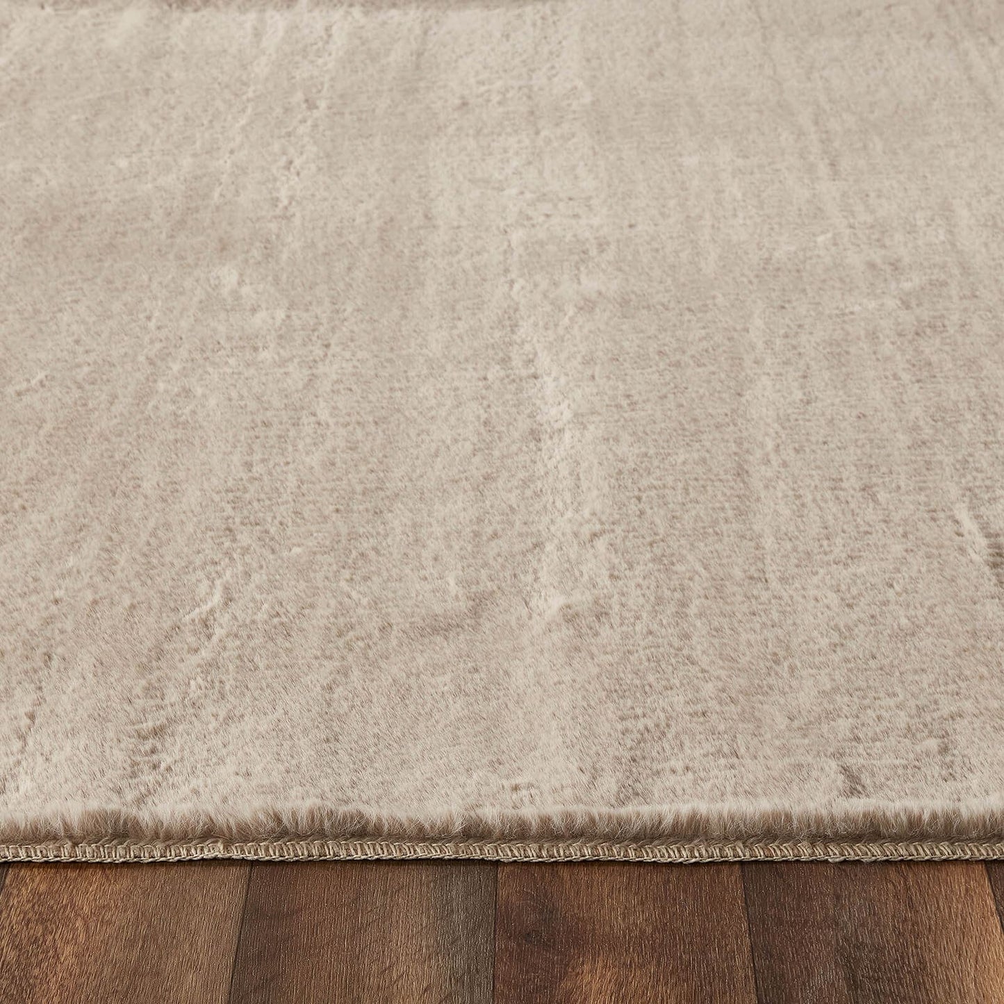 Washable Faux Fur Natural Rugs