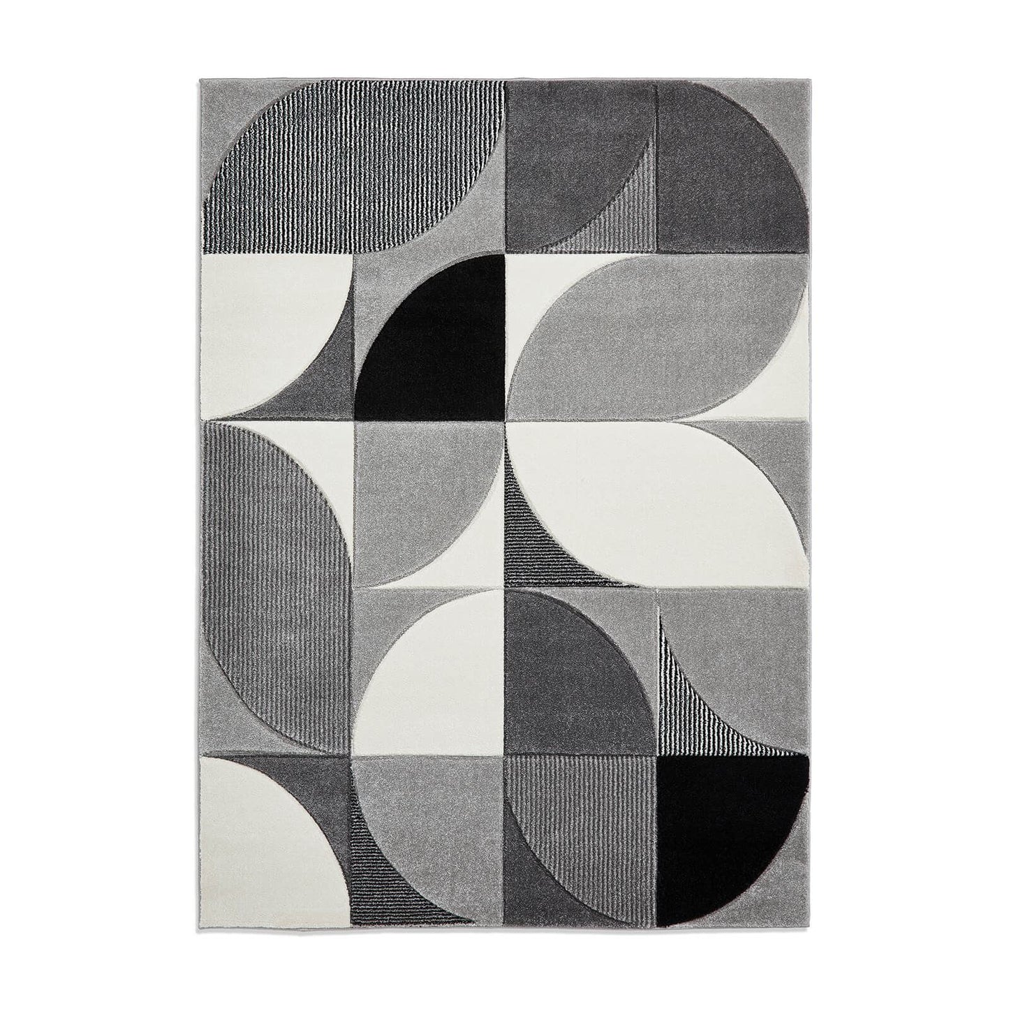 Matrix MT63 Grey/Black Modern Rug