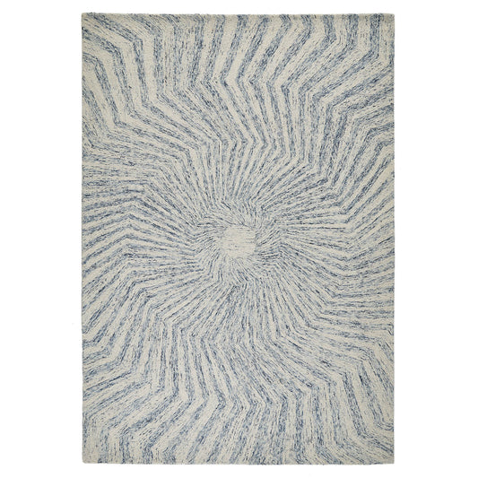 Elements Spiral Blue Rug - 160x230