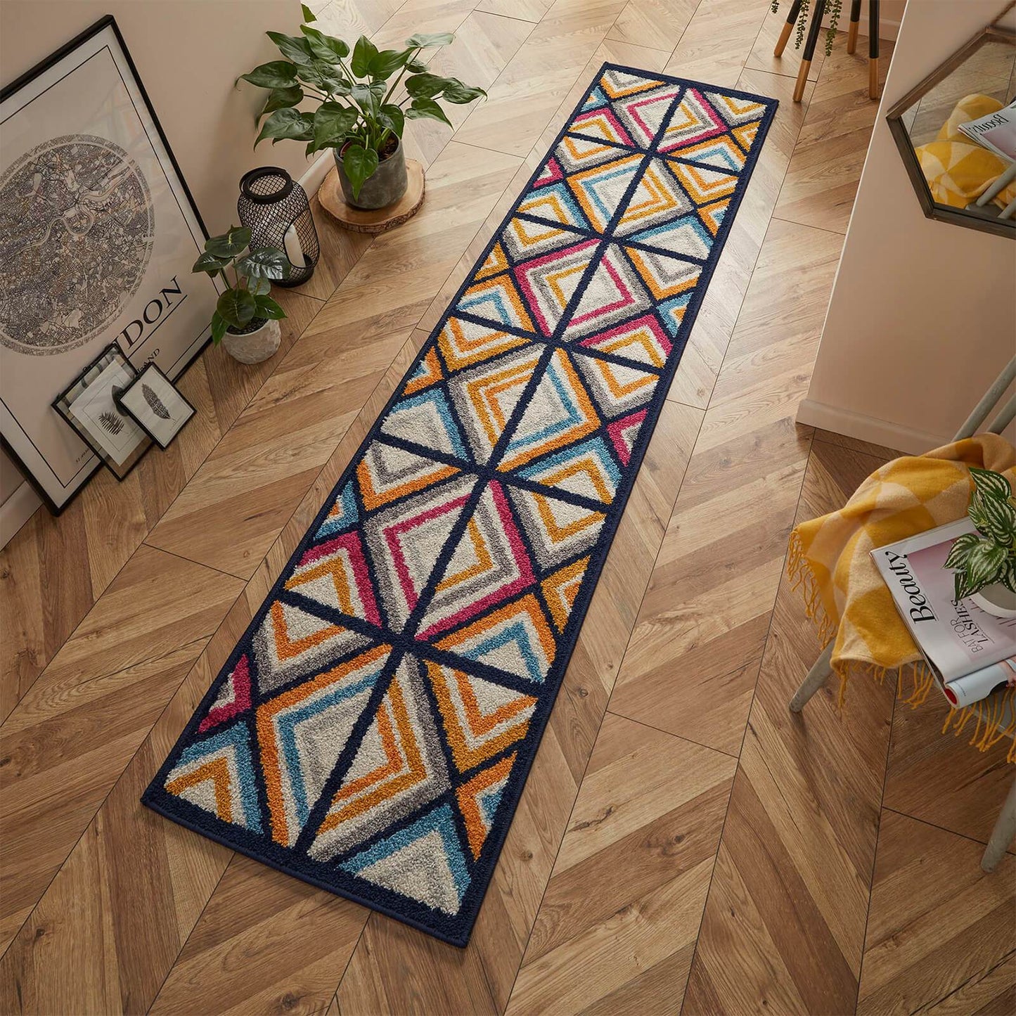 Gilbert 5570 B Multicoloured Modern Rugs