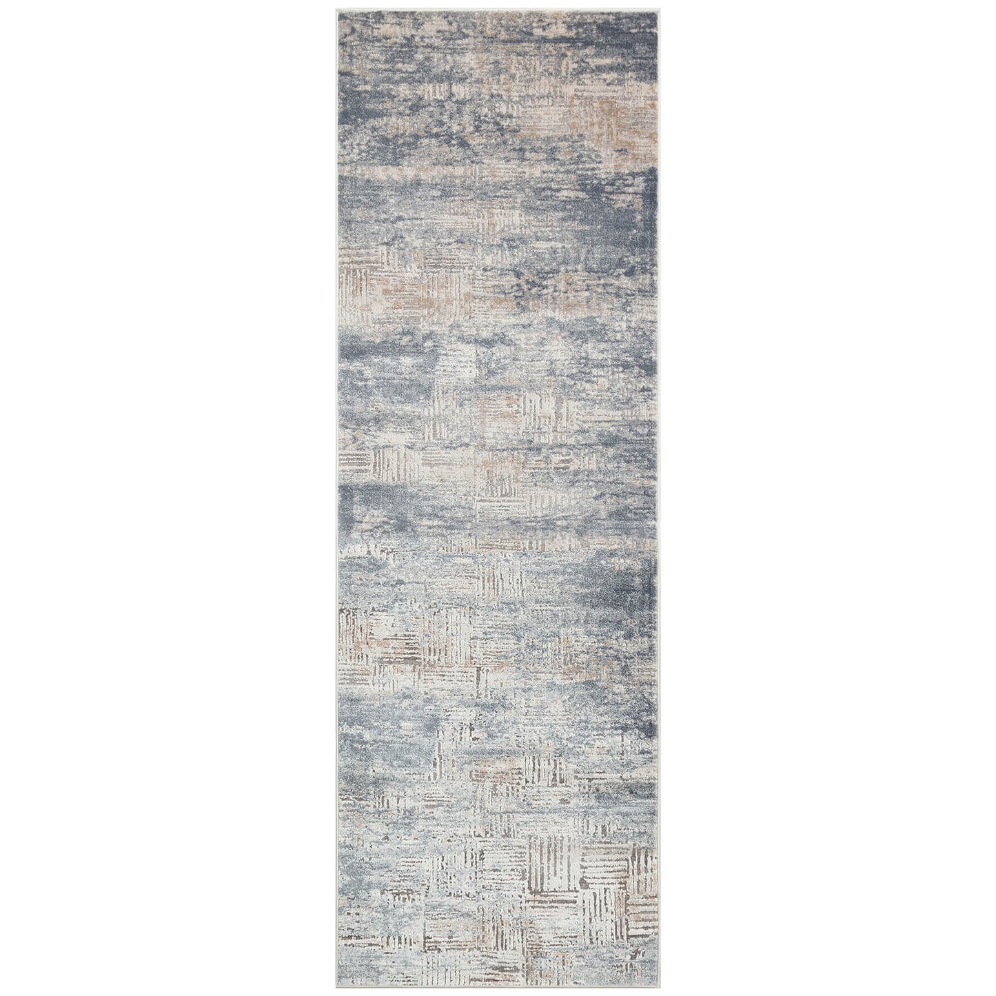 Luzon LUZ805 Blue Abstract Rugs