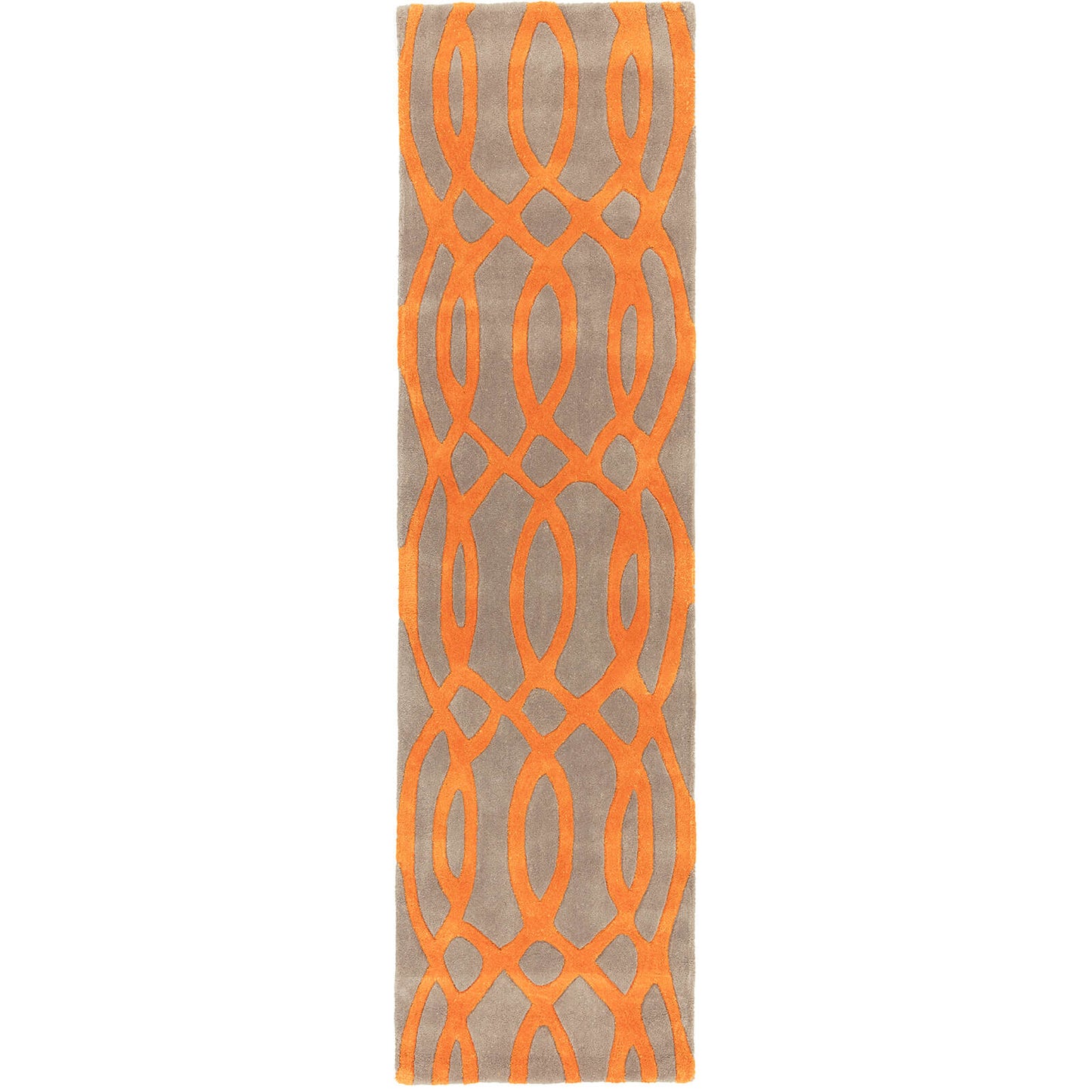 Matrix MAX37 Wire Orange and Terracotta Modern Rugs