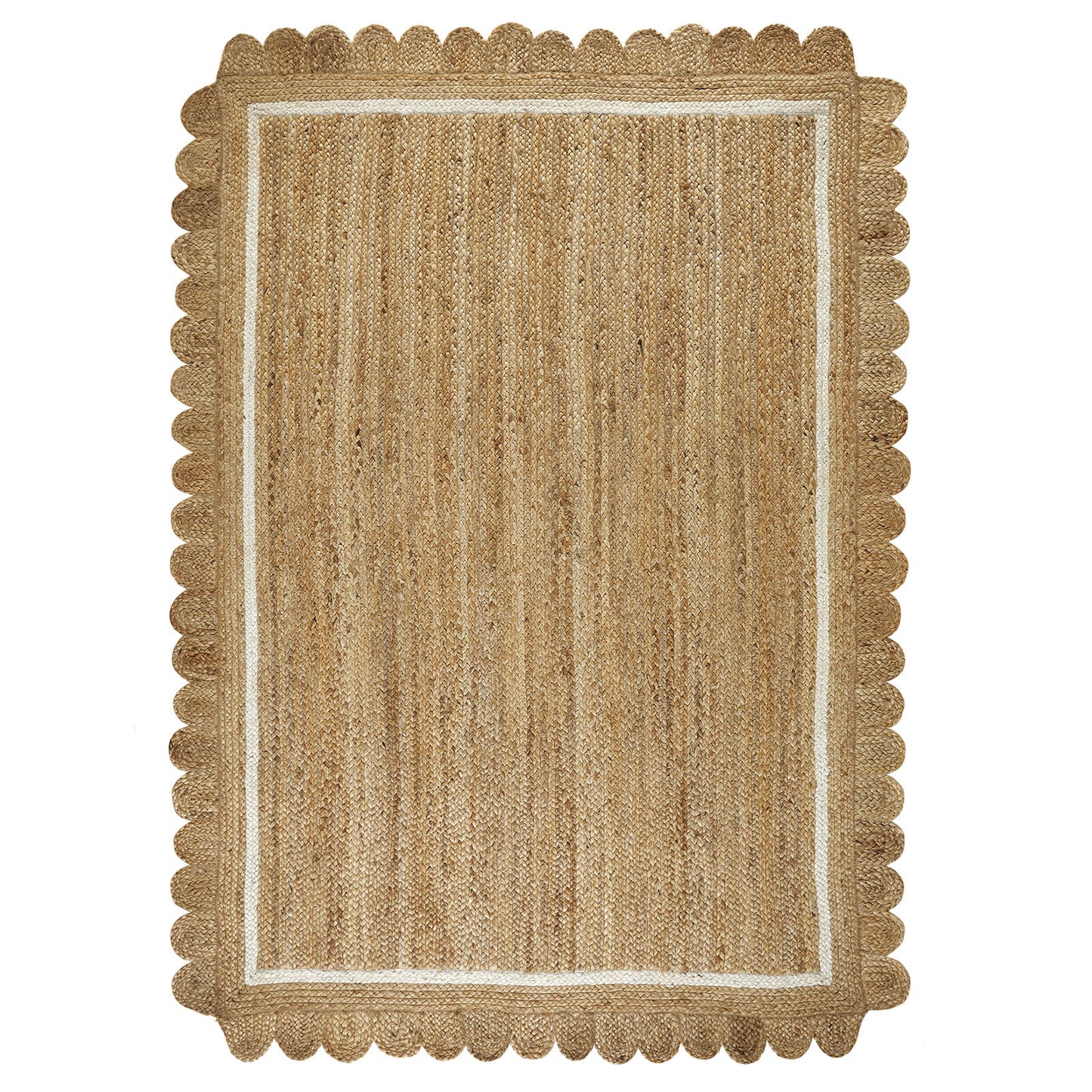 Naturals Border Natural/Bleach Rug - 160x230