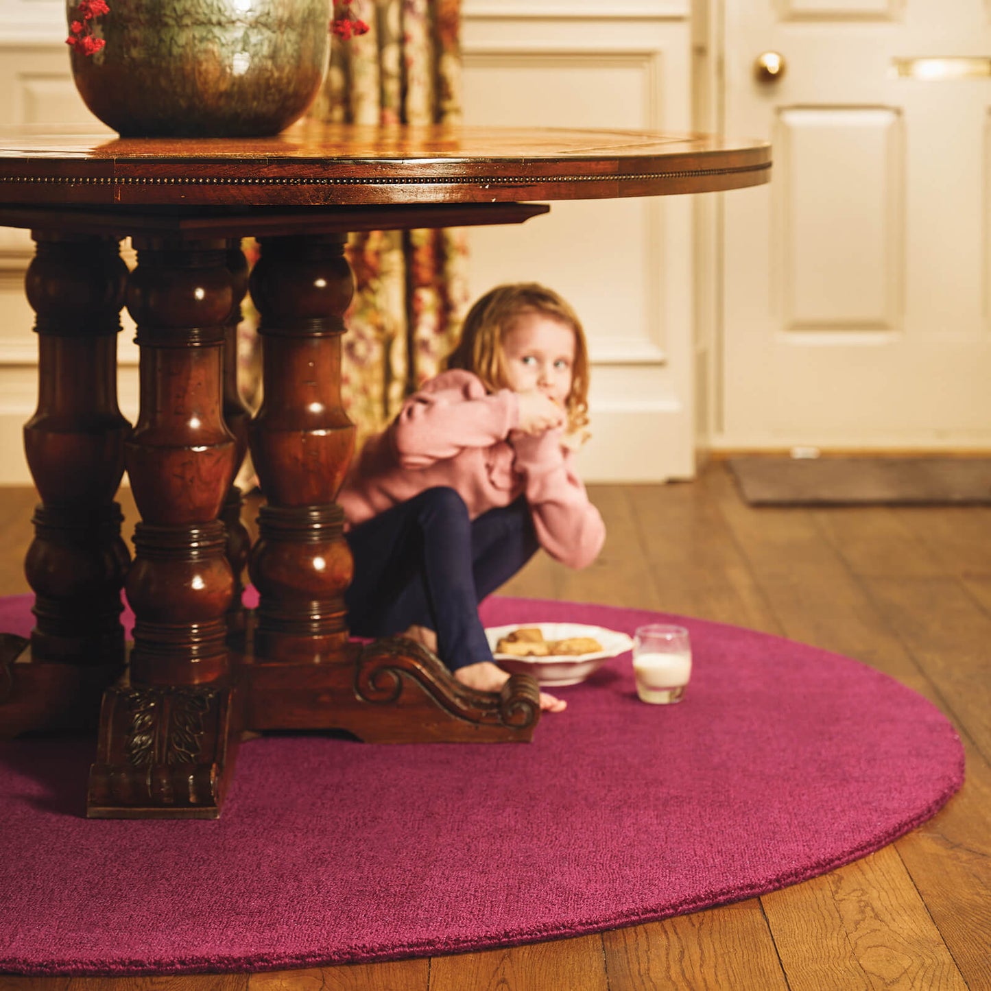 Origins Reef Raspberry 200cm Dia Circle - Rug