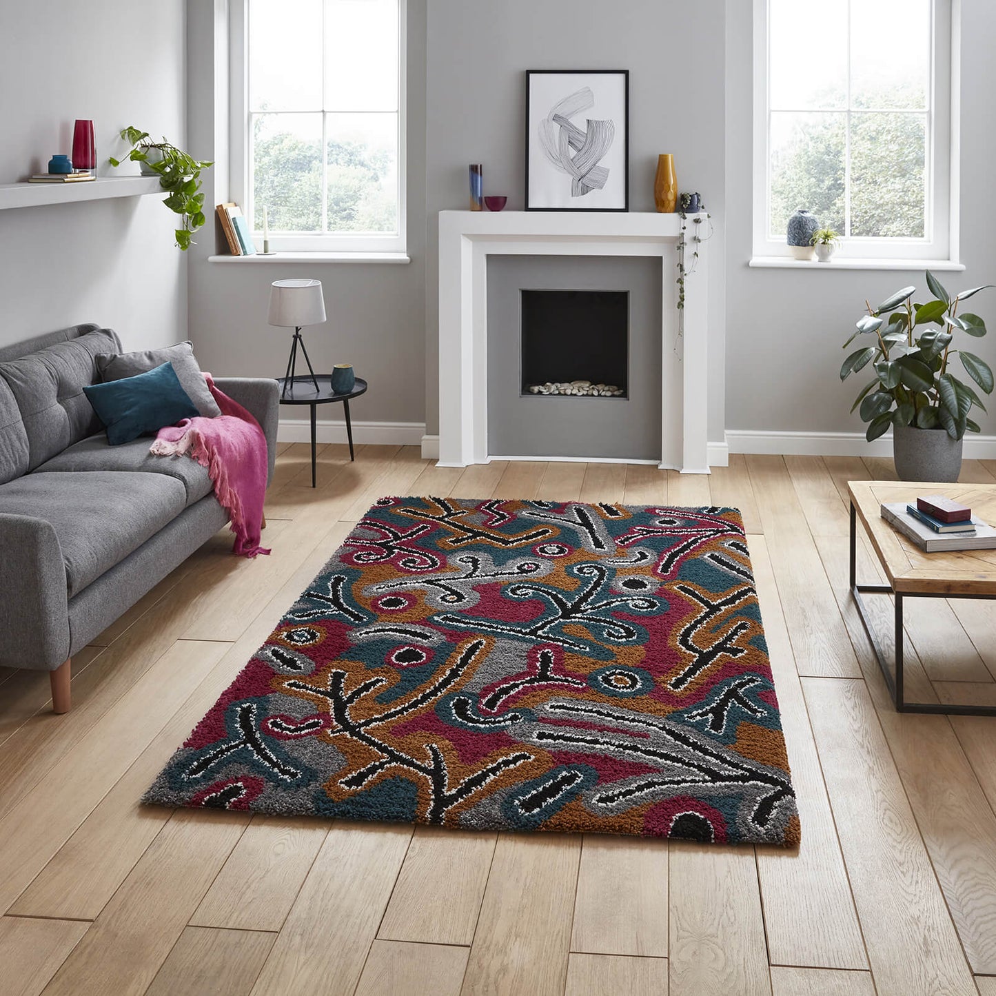 Royal Nomadic A641 Dark Multi Rug - 120 x 170
