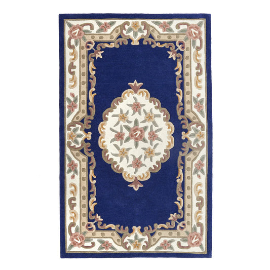 Shensi Blue Navy Traditional Rugs