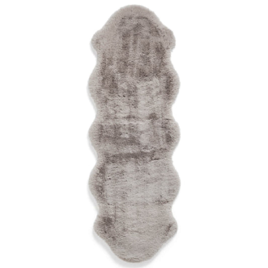 Super Teddy Silver Double Sheepskin Rug - 060 x 180