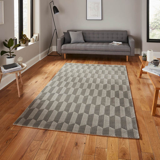 Think Rugs Aurora 54207 Grey Rug