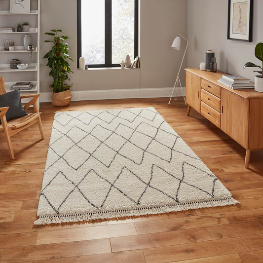 Think Rugs Boho 8280 Cream / Grey Rug