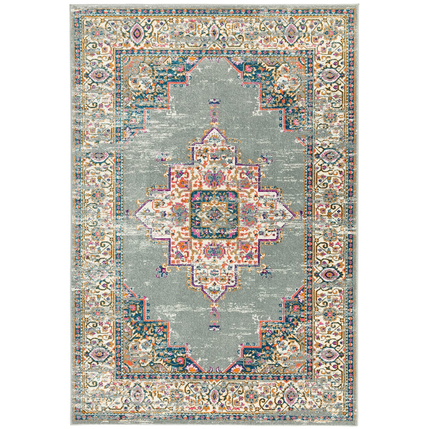 Asiatic Colt CL02 Medallion Grey Rug