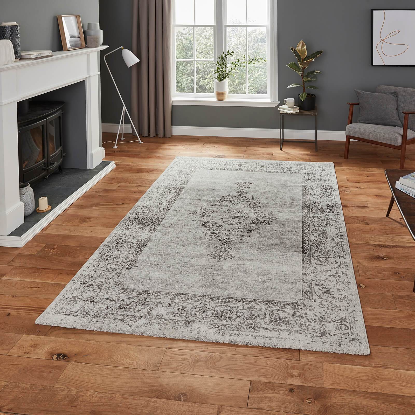 Think Rugs Milano N9695 Grey Rug