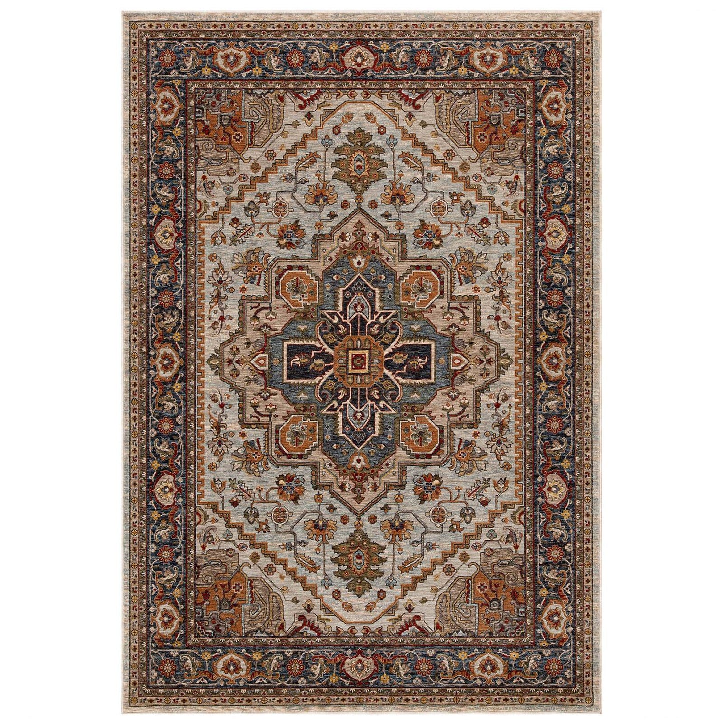 Oriental Weavers Sarouk 1144 W Red / Blue / Cream Rug