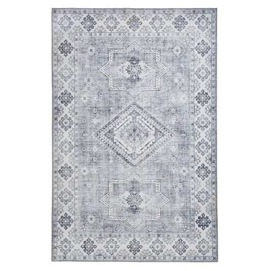 Think Runner Rugs Topaz G4705 Silver Runner Rug