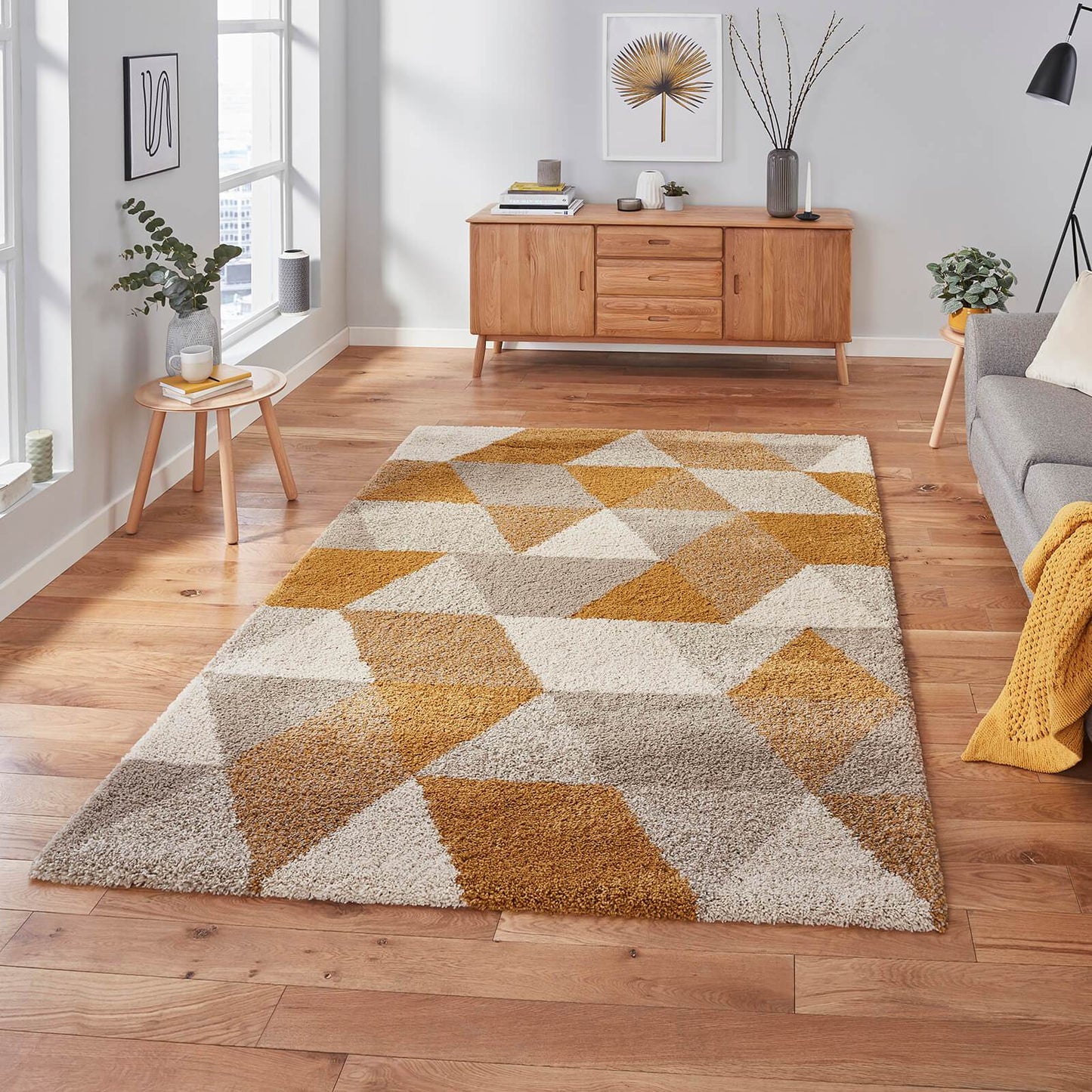 Think Rugs Royal Nomadic 7611 Beige / Ochre Rug