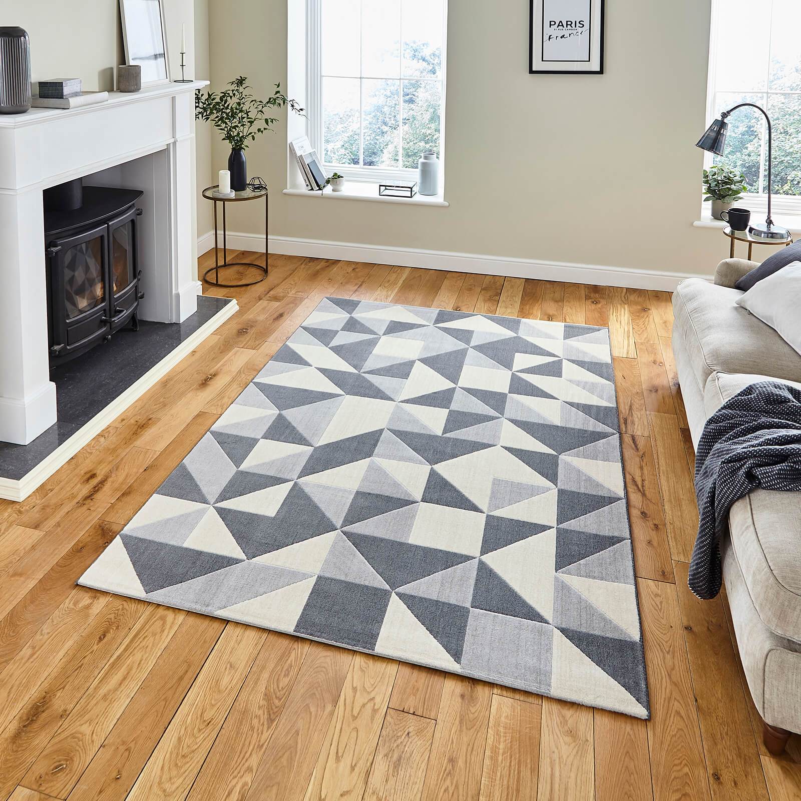 Think Rugs Vancouver 18214 Grey Rug