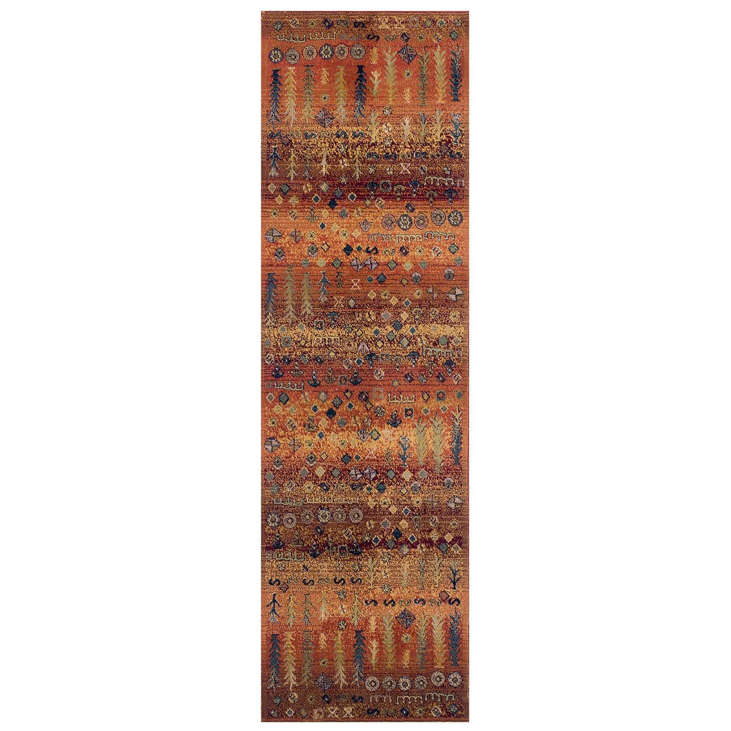 Oriental Weavers Gabbeh 415 C Gold / Rust Rug