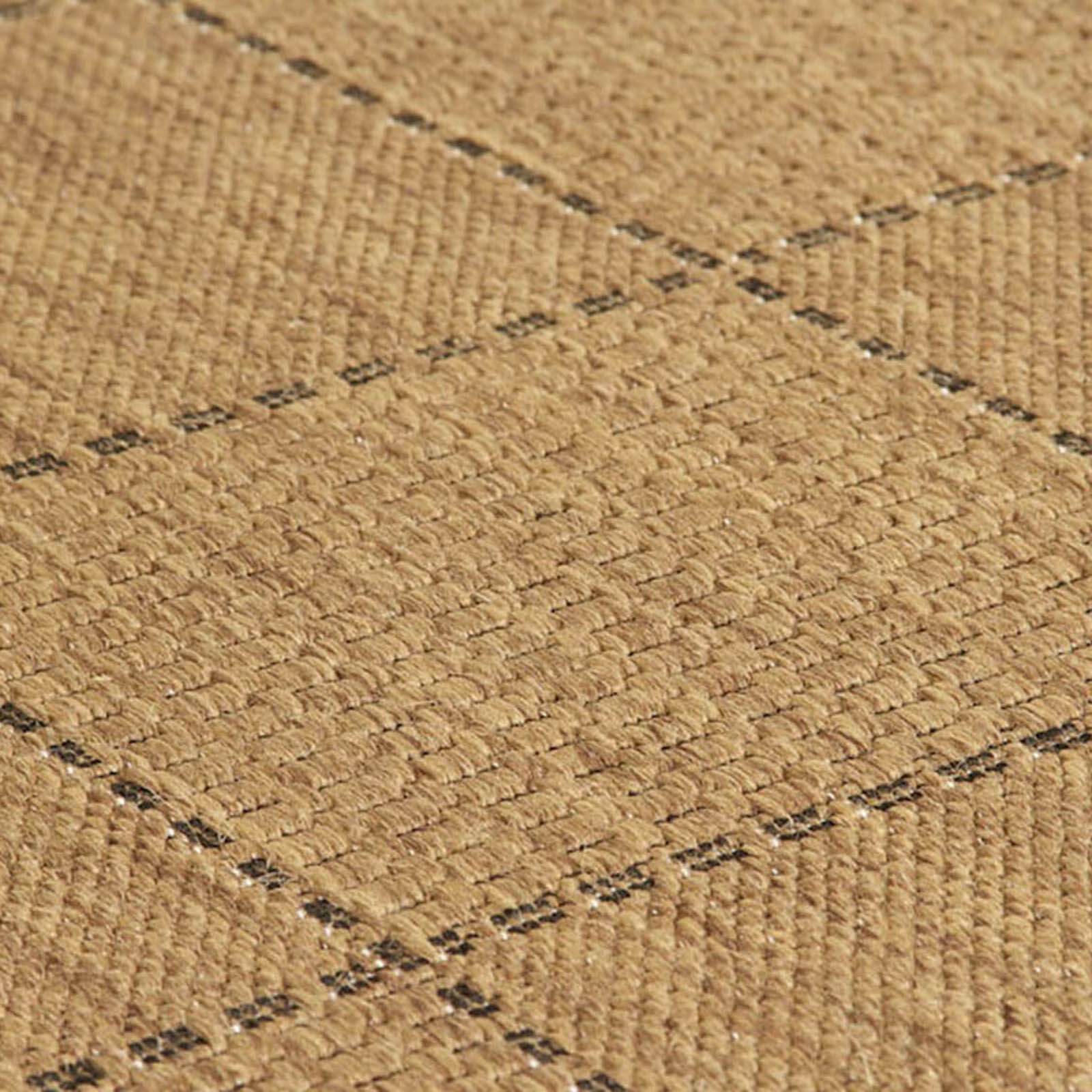 Oriental Weavers Checked Flatweave Brown Rug