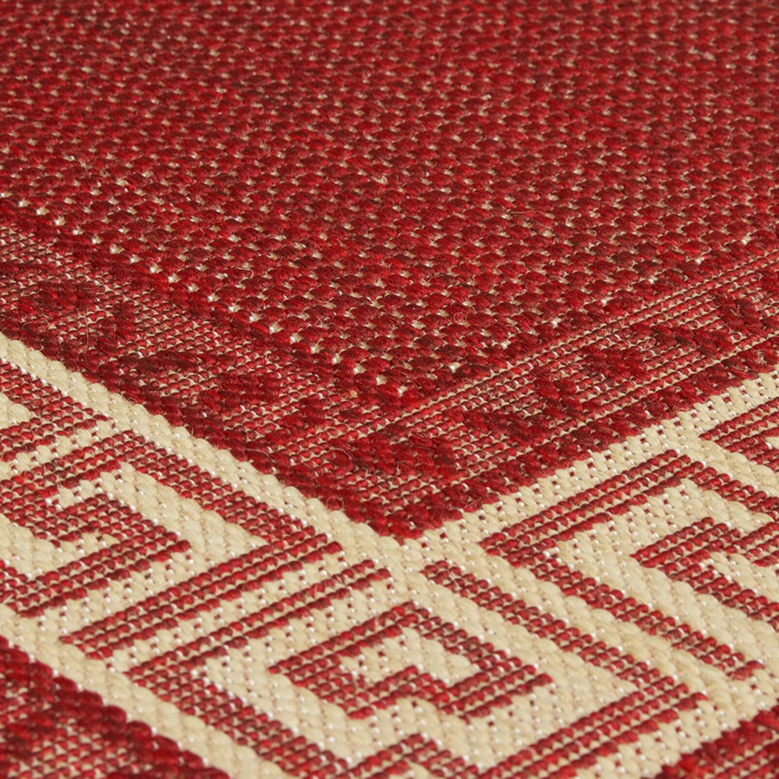 Oriental Weavers Greek Key Flatweave Red Rug