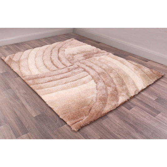 Ultimate Home Living 3D Carved Mumbai Natural Rug