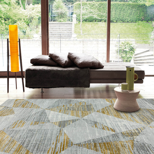 Asiatic Orion OR12 Blocks Yellow Rug