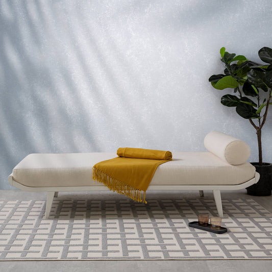 Asiatic Antibes AN03 Grid White / Grey Rug